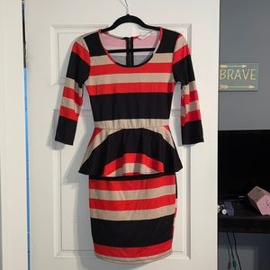 Peplum dress